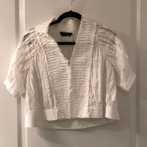 BCBG Crop White jacket